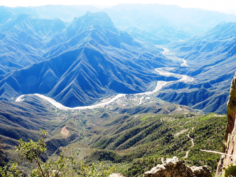 The Copper Canyon in Mexico