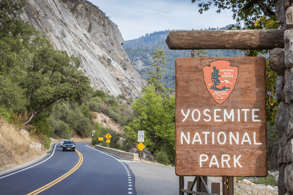 Yosemite National Park Sign