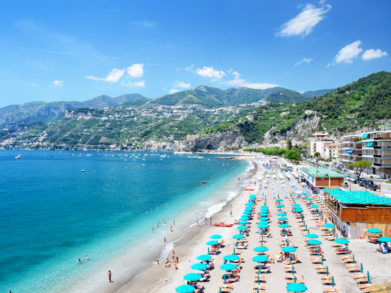 Witness the Beauty of Maiori's Beaches in Amalfi Coast, Italy