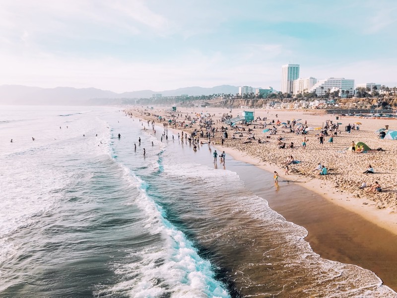 Santa Monica Pier Beach, Los Angeles