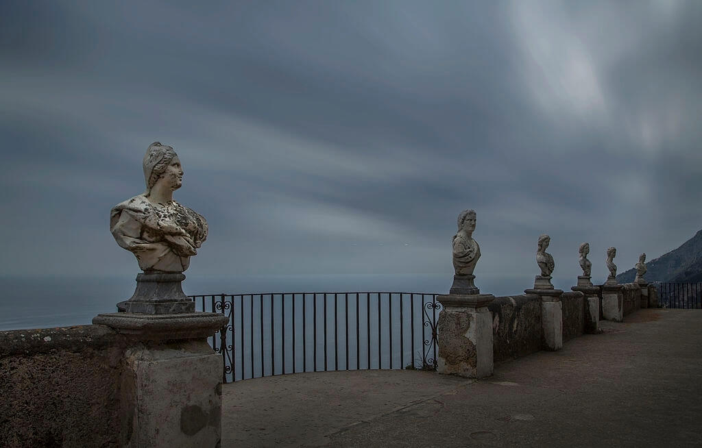 infinity terrace, ravallo at amalfi coast