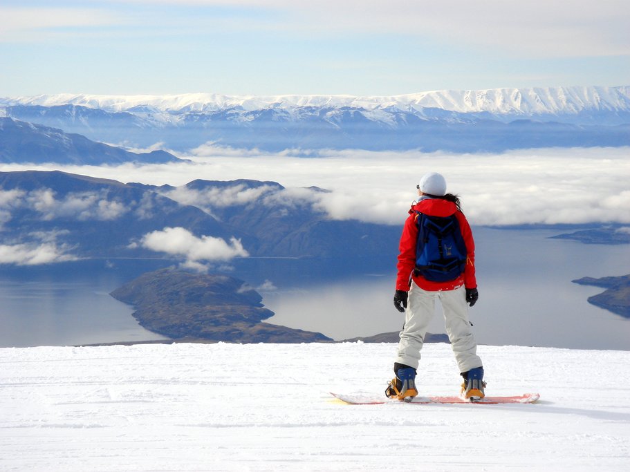 Snowboarding in New Zealand